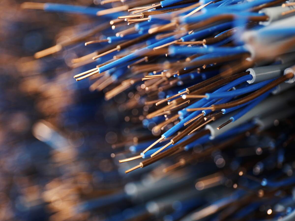 Exposed wires from insulation.