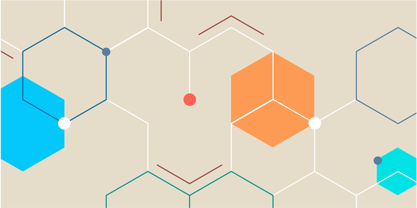 Illustration of a complex chemical structure